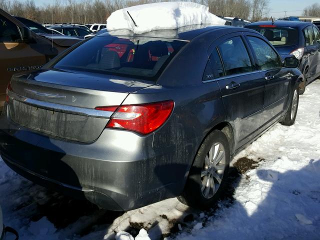 1C3CCBBB6CN205140 - 2012 CHRYSLER 200 TOURIN GRAY photo 4