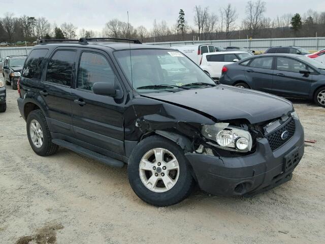 1FMCU03166KB78137 - 2006 FORD ESCAPE XLT BLACK photo 1