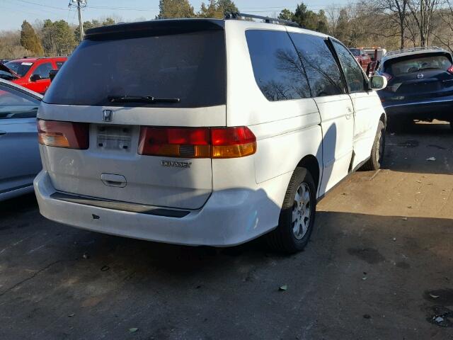 5FNRL18664B010861 - 2004 HONDA ODYSSEY EX WHITE photo 4