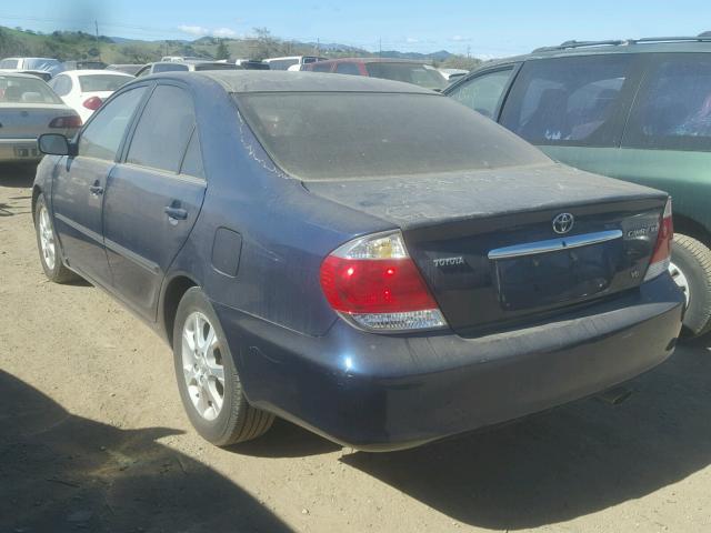 4T1BF30K86U115789 - 2006 TOYOTA CAMRY LE BLUE photo 3