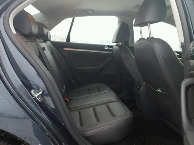 3VWRM71K89M040578 - 2009 VOLKSWAGEN JETTA SE أزرق صورة 6