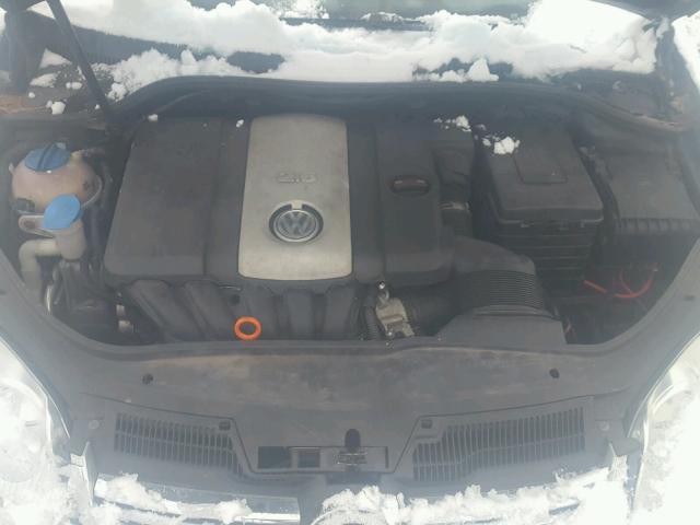 3VWRM71K89M040578 - 2009 VOLKSWAGEN JETTA SE أزرق صورة 7