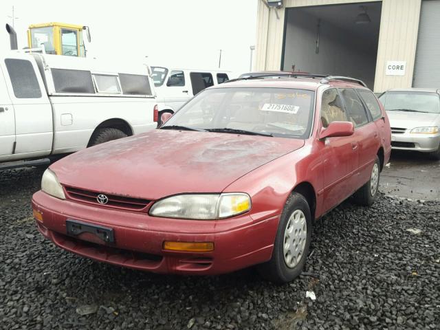 4T1SK12W6SU640733 - 1995 TOYOTA CAMRY LE წითელი ფოტო 2