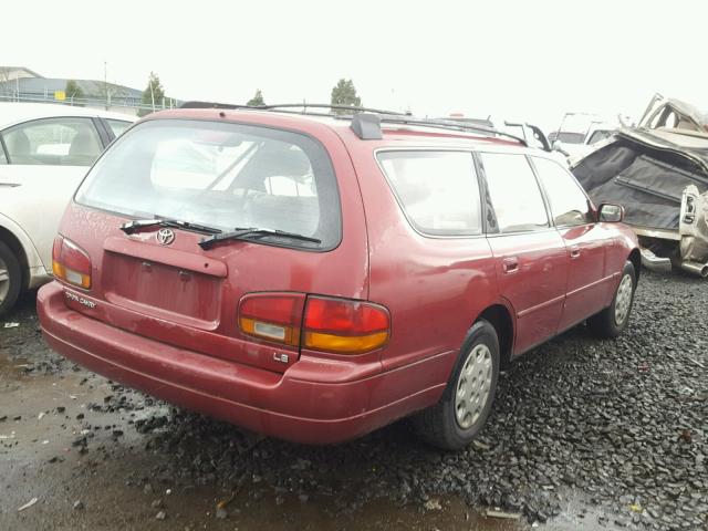 4T1SK12W6SU640733 - 1995 TOYOTA CAMRY LE წითელი ფოტო 4