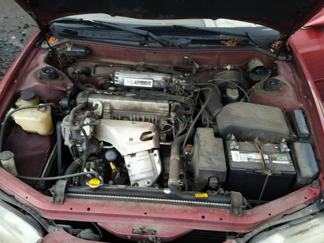 4T1SK12W6SU640733 - 1995 TOYOTA CAMRY LE წითელი ფოტო 7