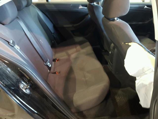 3VW2K7AJ8DM257202 - 2013 VOLKSWAGEN JETTA BASE 黑色 照片 6