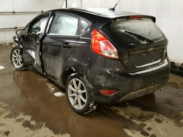 3FADP4EJ9GM142768 - 2016 FORD FIESTA SE BLACK photo 3