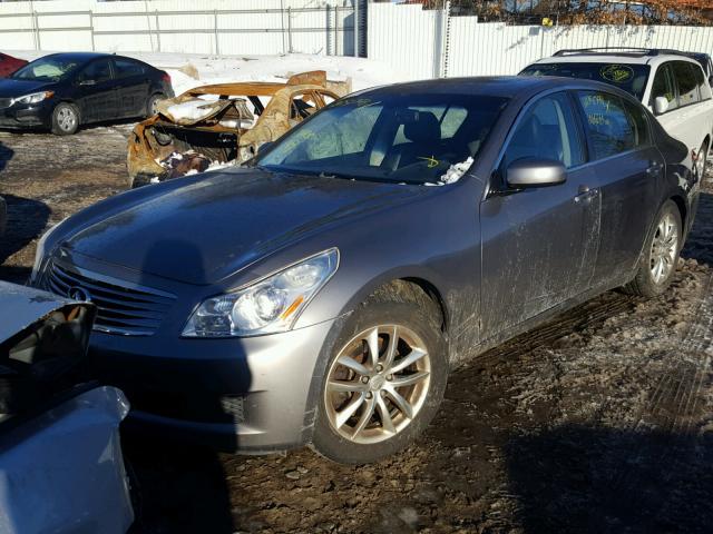 JNKBV61F87M805973 - 2007 INFINITI G35 GRAY photo 2