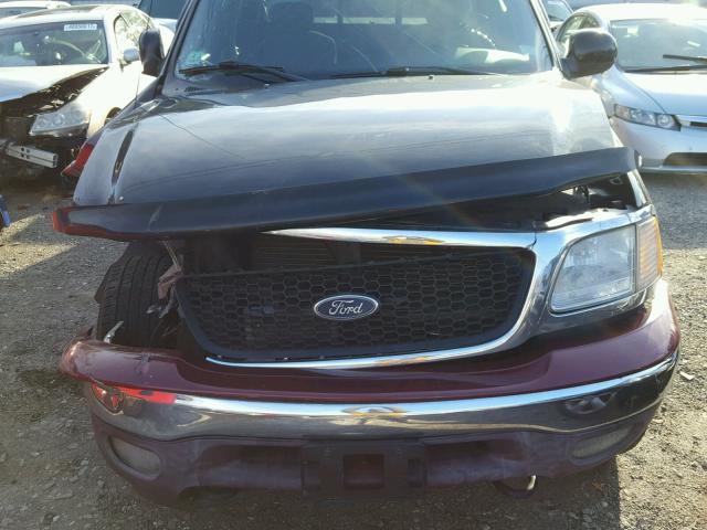 1FTRX18L33NA52284 - 2003 FORD F150 MAROON photo 7