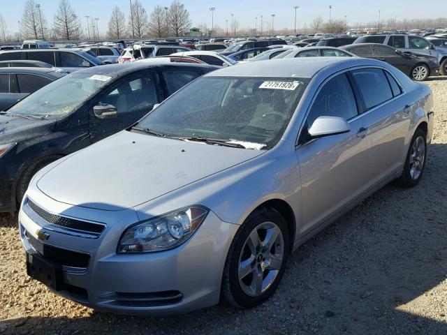 1G1ZC5E07AF175311 - 2010 CHEVROLET MALIBU 1LT SILVER photo 2