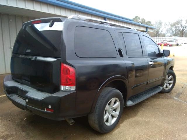 5N1BA08D78N602983 - 2008 NISSAN ARMADA SE BLACK photo 4