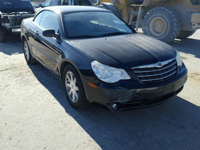 1C3LC55R48N147644 - 2008 CHRYSLER SEBRING TO BLACK photo 1