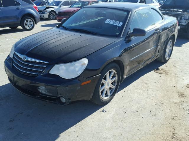 1C3LC55R48N147644 - 2008 CHRYSLER SEBRING TO BLACK photo 2