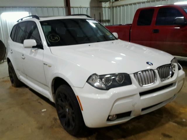 WBXPC93478WJ23489 - 2008 BMW X3 3.0SI WHITE photo 1