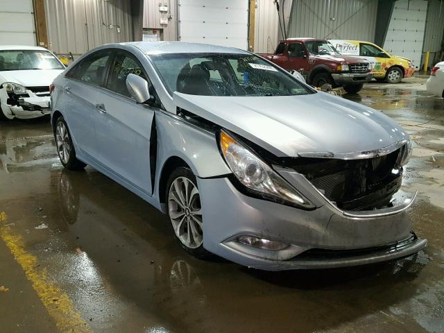 5NPEC4AB0DH804408 - 2013 HYUNDAI SONATA SE BLUE photo 1