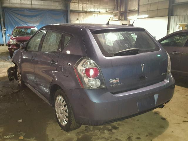 5Y2SP67089Z455071 - 2009 PONTIAC VIBE BLUE photo 3