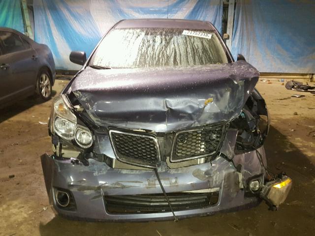 5Y2SP67089Z455071 - 2009 PONTIAC VIBE BLUE photo 9