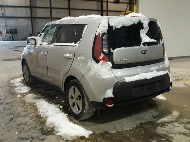 KNDJN2A2XF7814108 - 2015 KIA SOUL SILVER photo 3