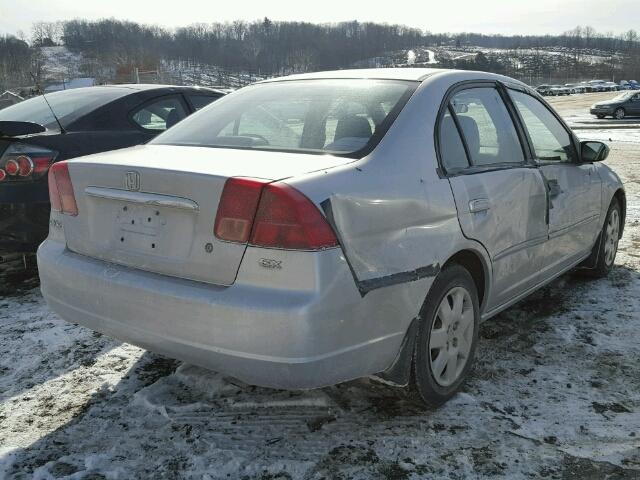 2HGES25732H534322 - 2002 HONDA CIVIC EX 银色 照片 4