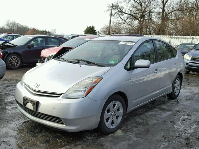 JTDKB20U897838704 - 2009 TOYOTA PRIUS SILVER photo 2