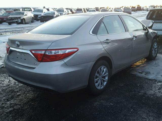 4T4BF1FK1FR484592 - 2015 TOYOTA CAMRY LE GOLD photo 4