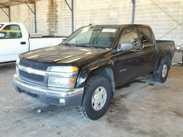 1GCDT136548202953 - 2004 CHEVROLET COLORADO BLACK photo 2