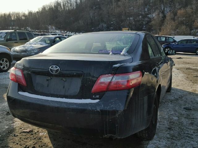 4T1BE46K29U826828 - 2009 TOYOTA CAMRY BASE BLACK photo 4