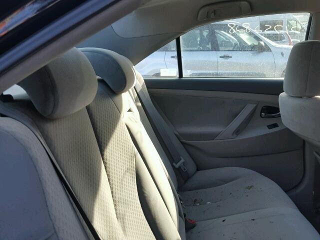 4T1BE46K29U826828 - 2009 TOYOTA CAMRY BASE BLACK photo 6