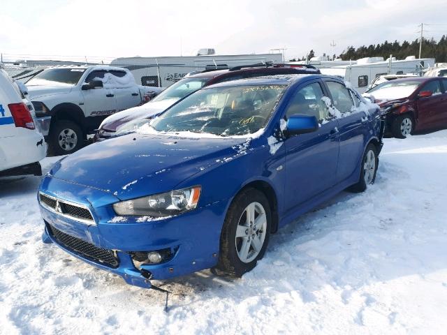 JA3AU26U99U614662 - 2009 MITSUBISHI LANCER ES/ BLUE photo 2