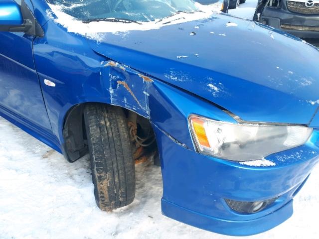 JA3AU26U99U614662 - 2009 MITSUBISHI LANCER ES/ BLUE photo 9