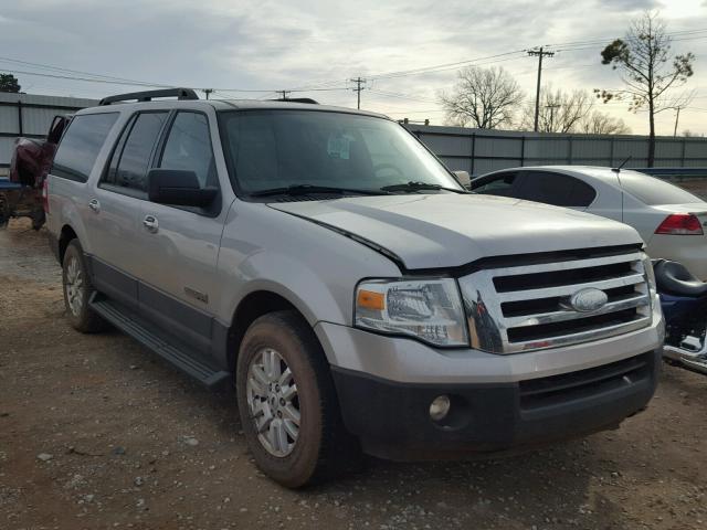 1FMFK15597LA06298 - 2007 FORD EXPEDITION SILVER photo 1