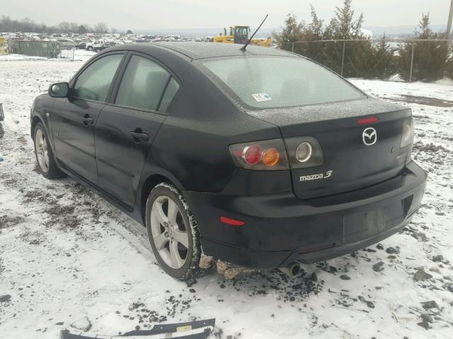 JM1BK323961402758 - 2006 MAZDA 3 S BLACK photo 3