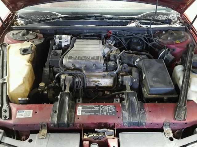 1G3WH54T4ND351014 - 1992 OLDSMOBILE CUTLASS SU MAROON photo 7