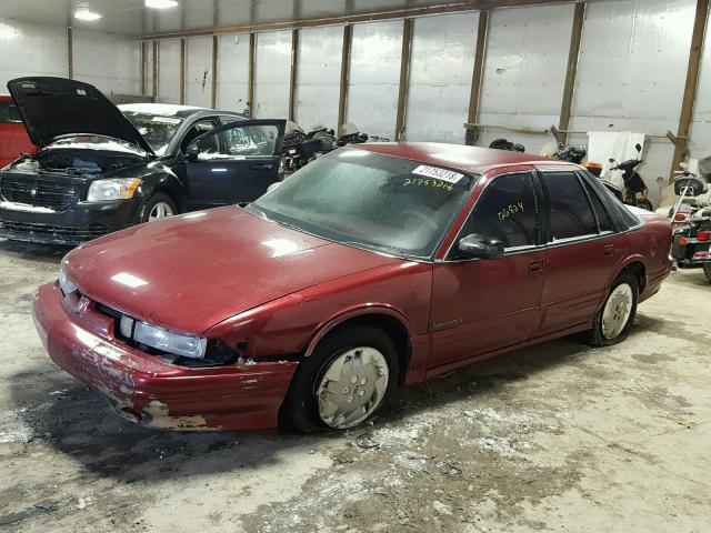 1G3WH54T4ND351014 - 1992 OLDSMOBILE CUTLASS SU MAROON photo 9