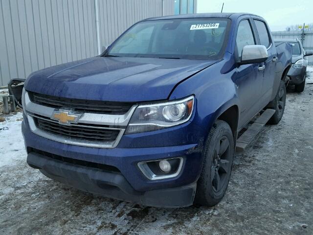 1GCGTCE31G1118251 - 2016 CHEVROLET COLORADO L BLUE photo 2