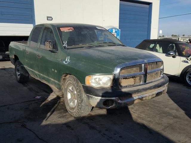 1D7HU18N95J601783 - 2005 DODGE RAM 1500 S GREEN photo 1