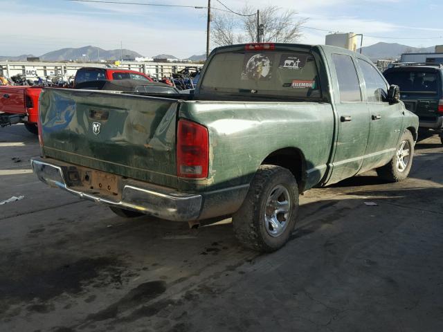 1D7HU18N95J601783 - 2005 DODGE RAM 1500 S GREEN photo 4