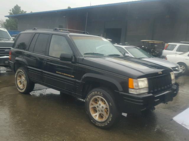 1J4GZ78S9TC302757 - 1996 JEEP GRAND CHER BLACK photo 1