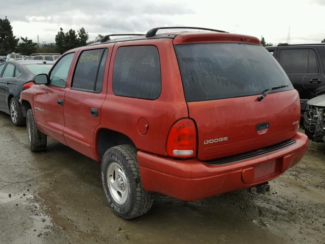 1B4HS28Y9WF190970 - 1998 DODGE DURANGO RED photo 3