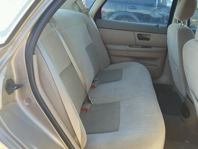 1FAFP53U07A196159 - 2007 FORD TAURUS SE GRAY photo 6