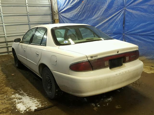 2G4WS52J741244435 - 2004 BUICK CENTURY CU WHITE photo 3