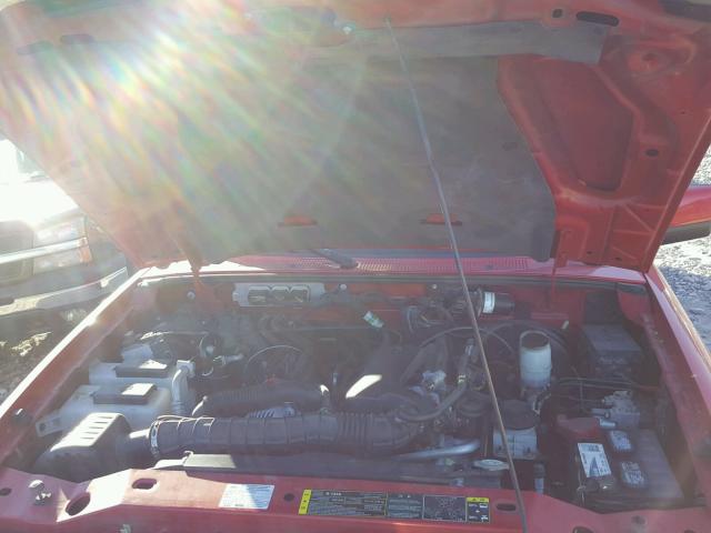 1FTYR14U98PA84527 - 2008 FORD RANGER SUP RED photo 7