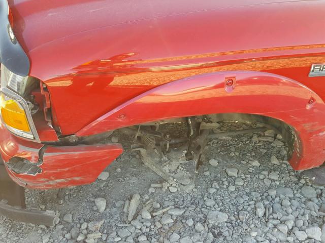 1FTYR14U98PA84527 - 2008 FORD RANGER SUP RED photo 9