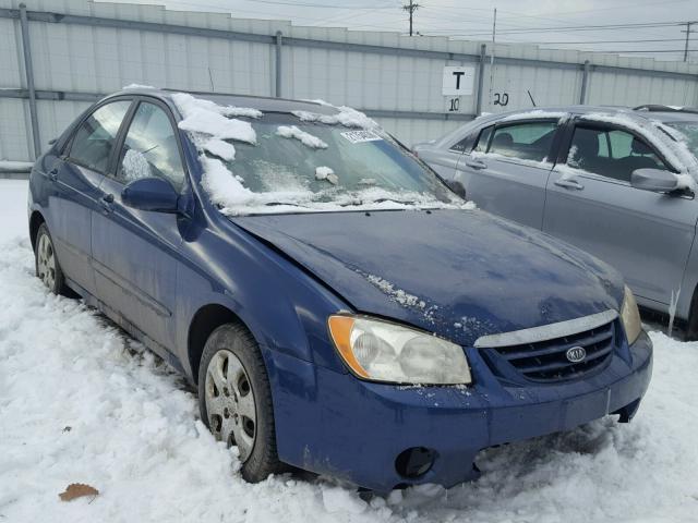 KNAFE121445030180 - 2004 KIA NEW SPECTR BLUE photo 1