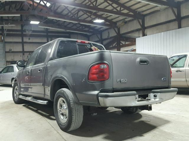 1FTRW07L23KD05322 - 2003 FORD F150 SUPER GRAY photo 3