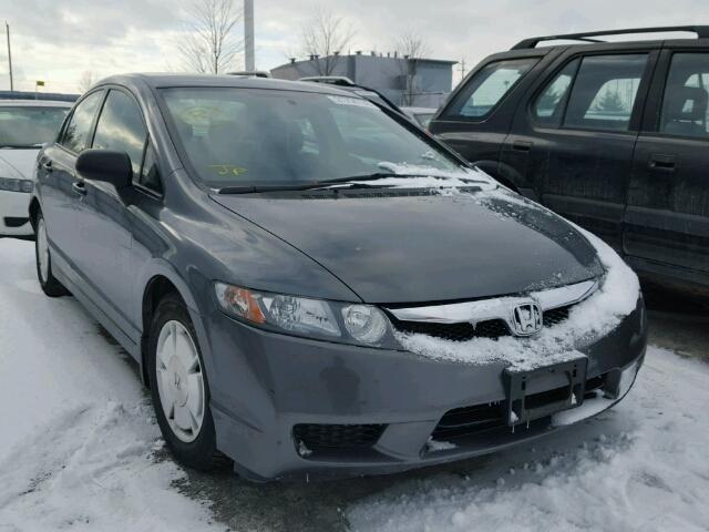 2HGFA1F48AH018428 - 2010 HONDA CIVIC DX-G GRAY photo 1