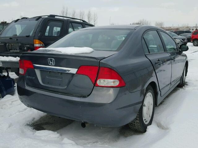 2HGFA1F48AH018428 - 2010 HONDA CIVIC DX-G GRAY photo 4