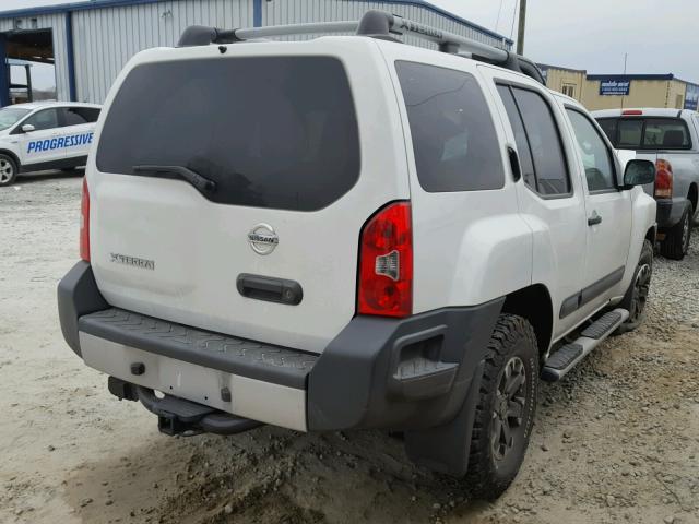 5N1AN0NU6FN656972 - 2015 NISSAN XTERRA X WHITE photo 4