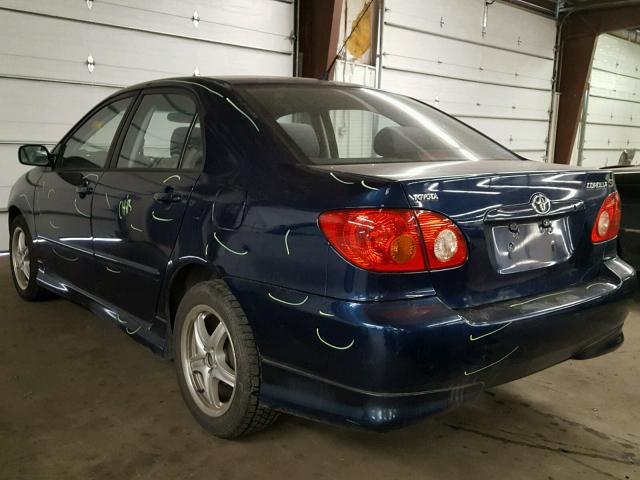 1NXBR32E64Z267369 - 2004 TOYOTA COROLLA CE BLUE photo 3