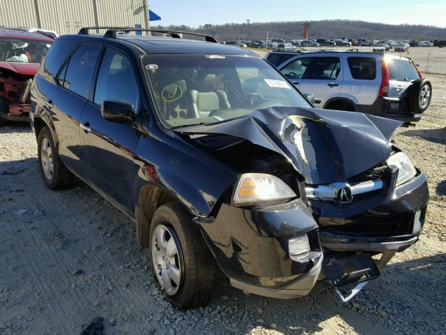 2HNYD18226H549992 - 2006 ACURA MDX BLACK photo 1